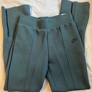 Nike Teal Green Jogger Pants with Zip Ankles
